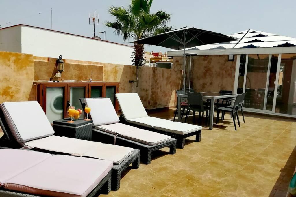 Semi-Detached Villa Sea Views, Huge Terrace, Close Beach Палм-мар Екстериор снимка